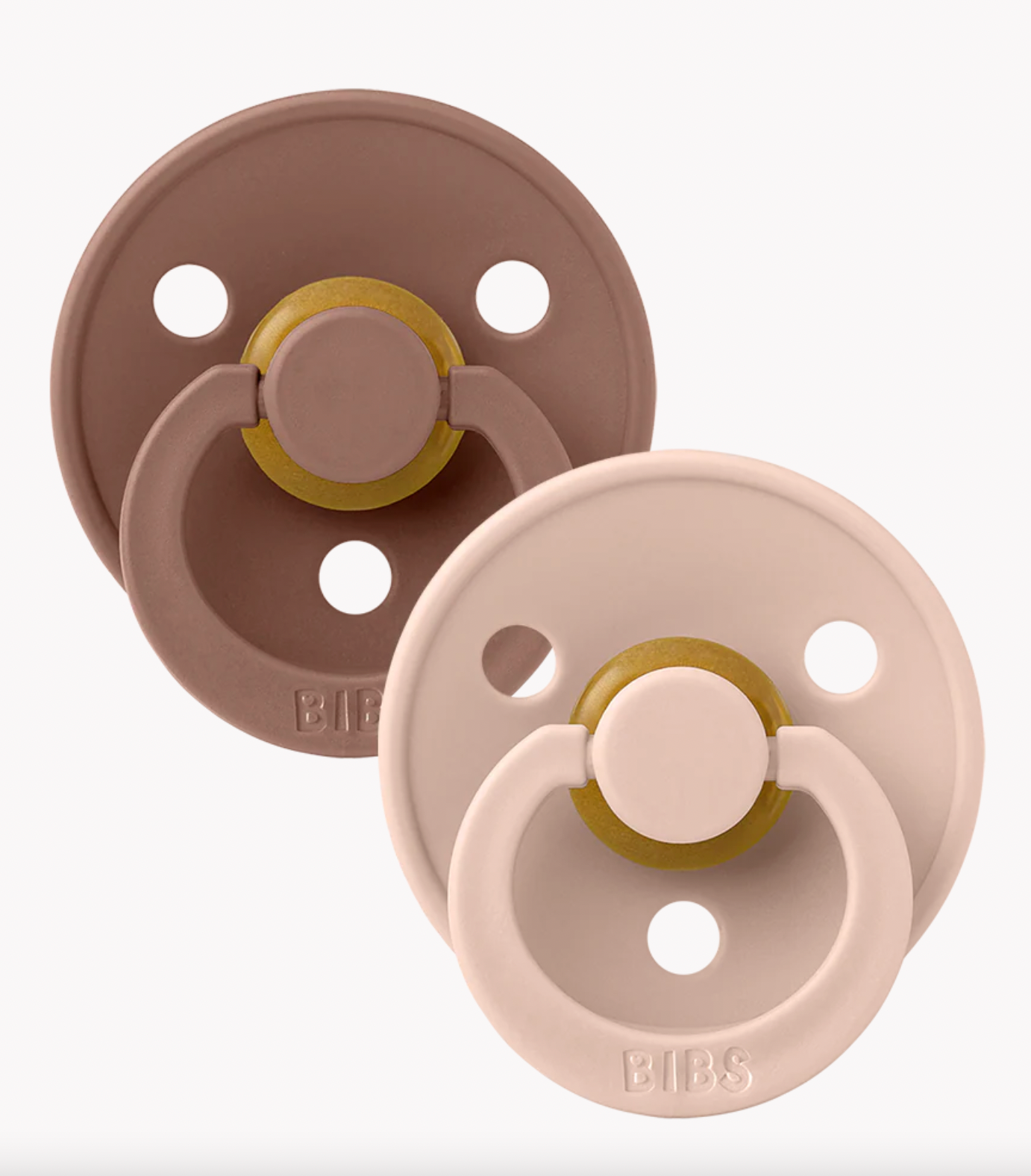 BIBS - Colour 2 Pack (Woodchuck/Blush)