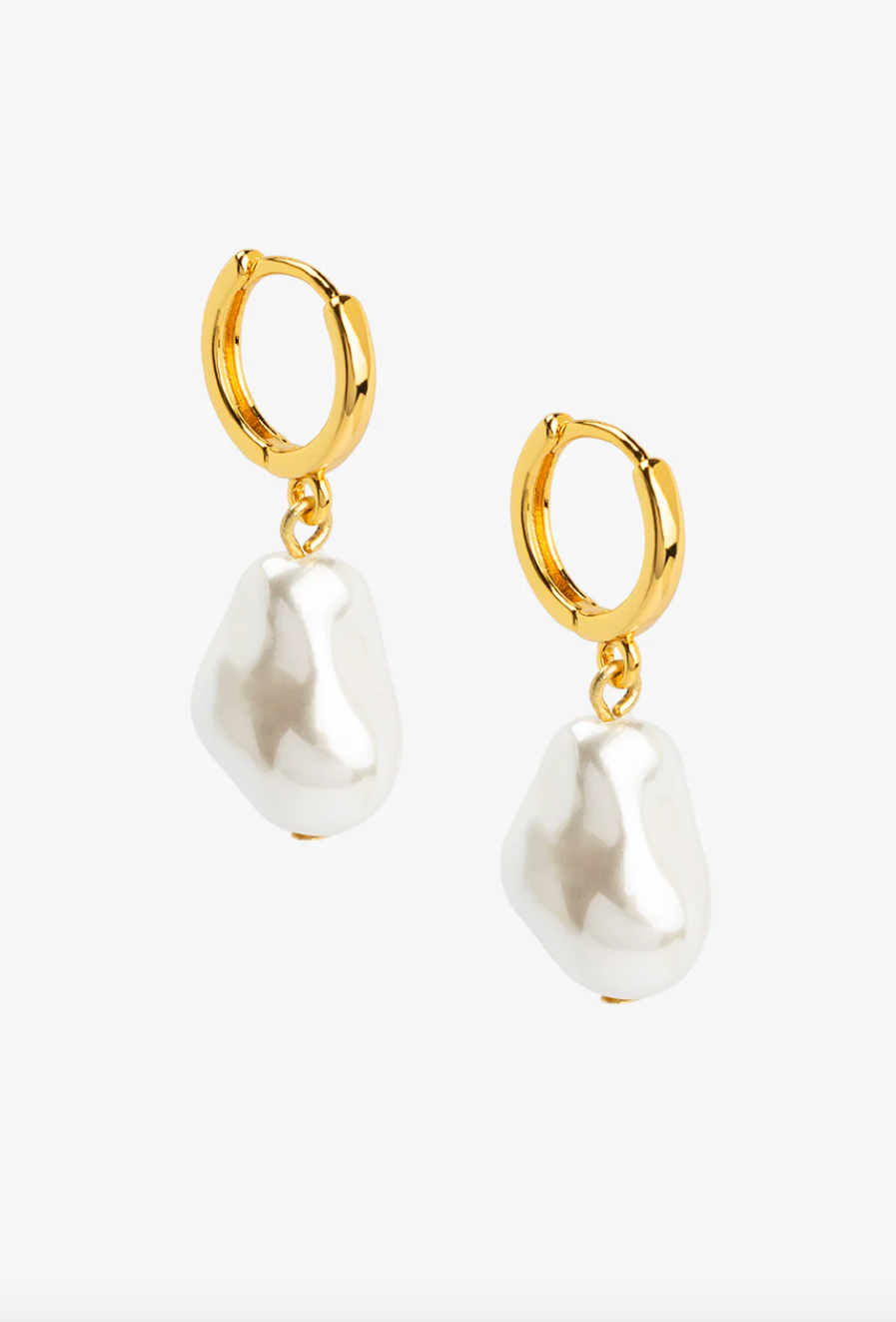 Vioroo Baroque Pearl Drop Earring (Gold)