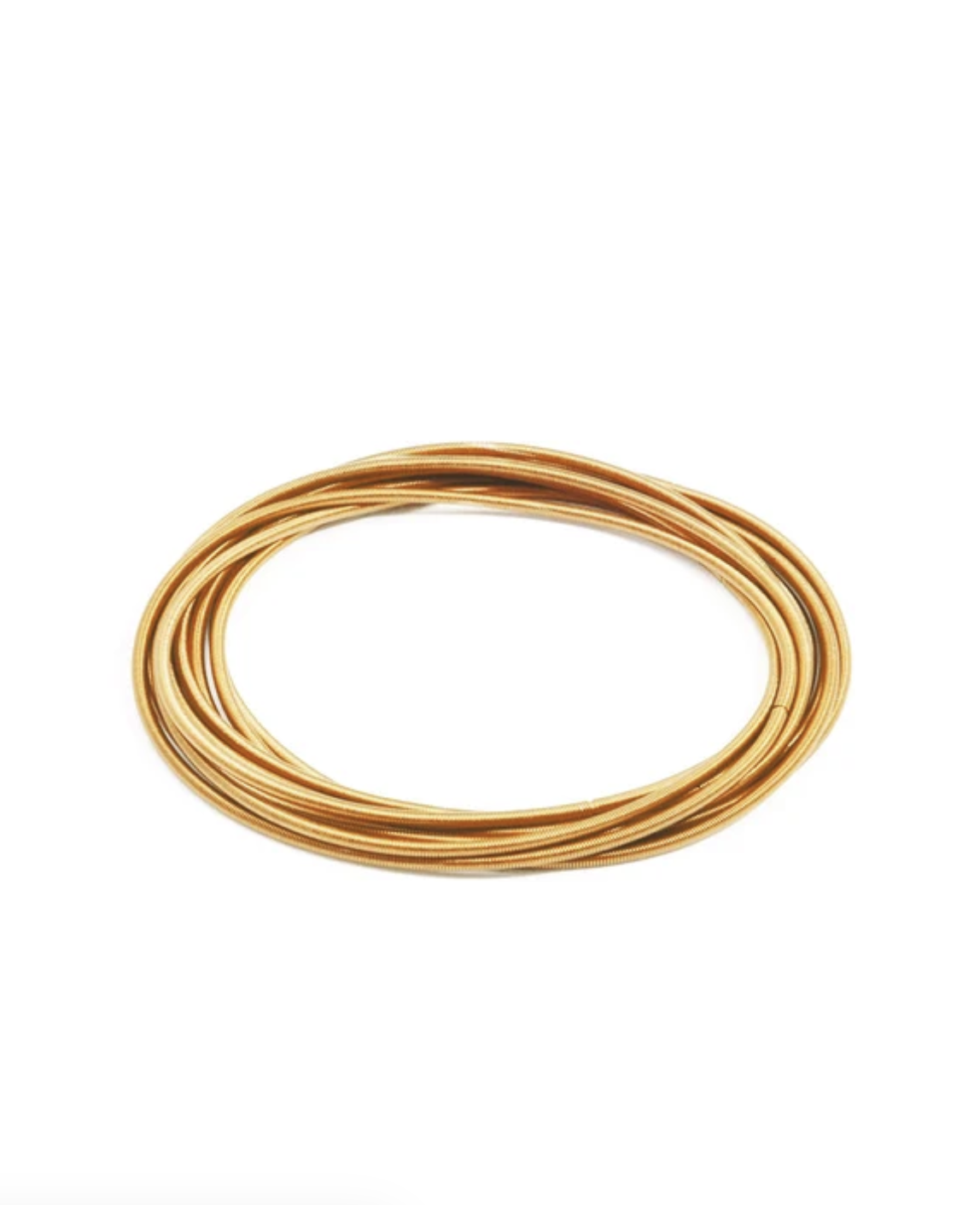 Stainless Steel Bangle Set in Gold