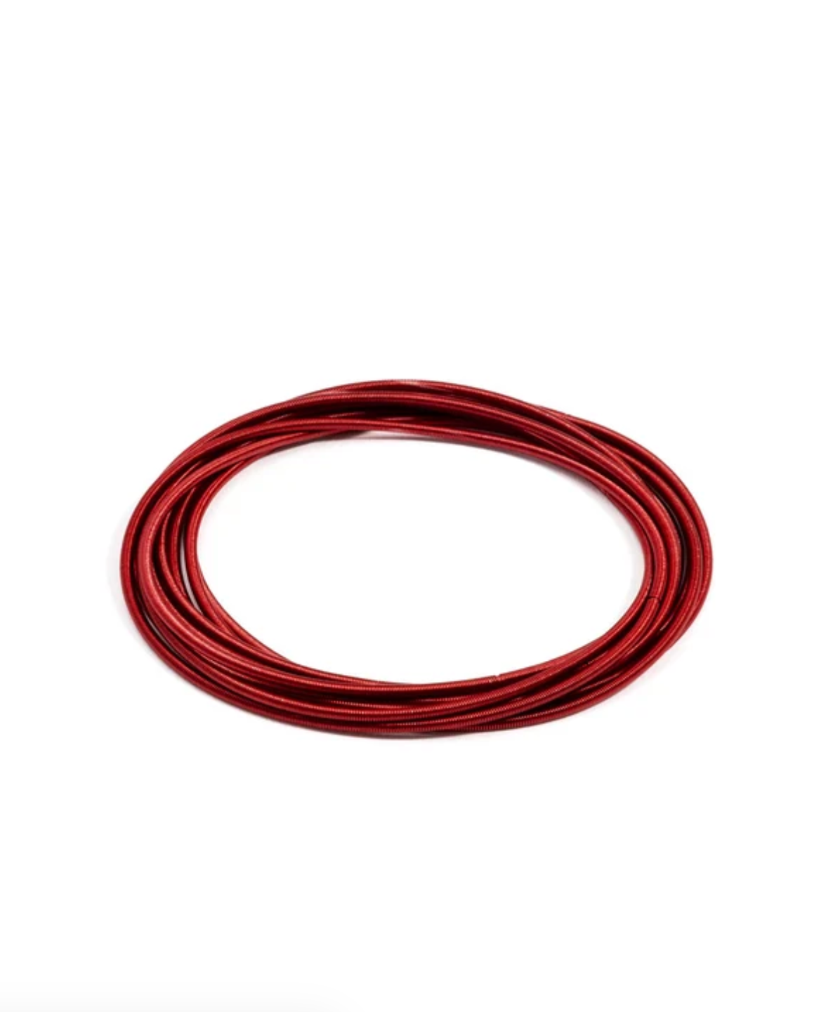 Stainless Steel Bangle Set in Ruby