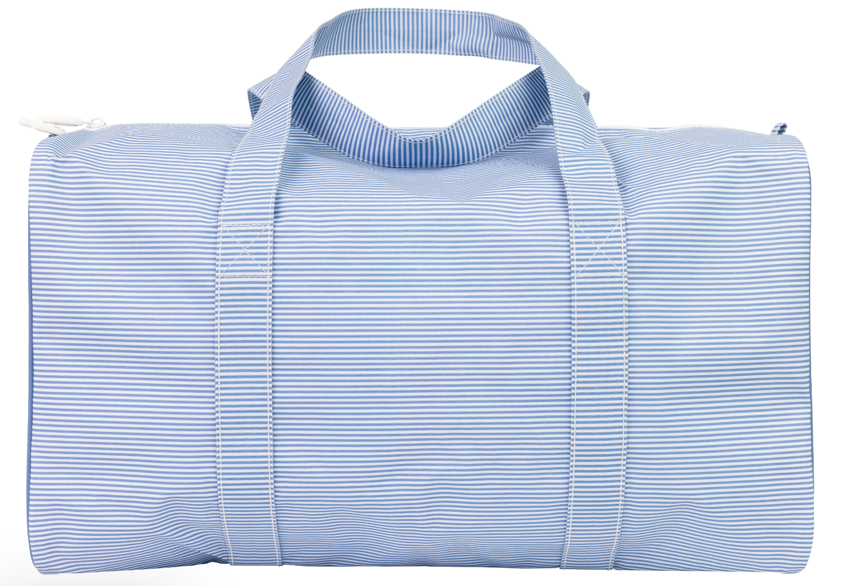 Apple of My Isla - Duffle (Navy Mini Stripe)