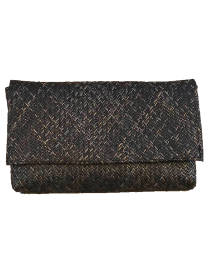 Rattan Clutch (Black)