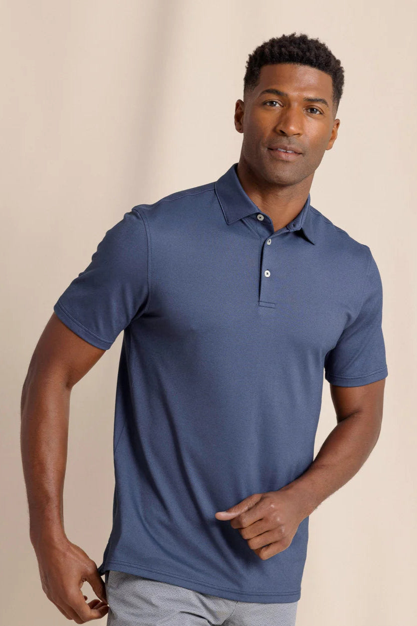 Southern Tide - Belfair Performance Polo (Light Indigo)