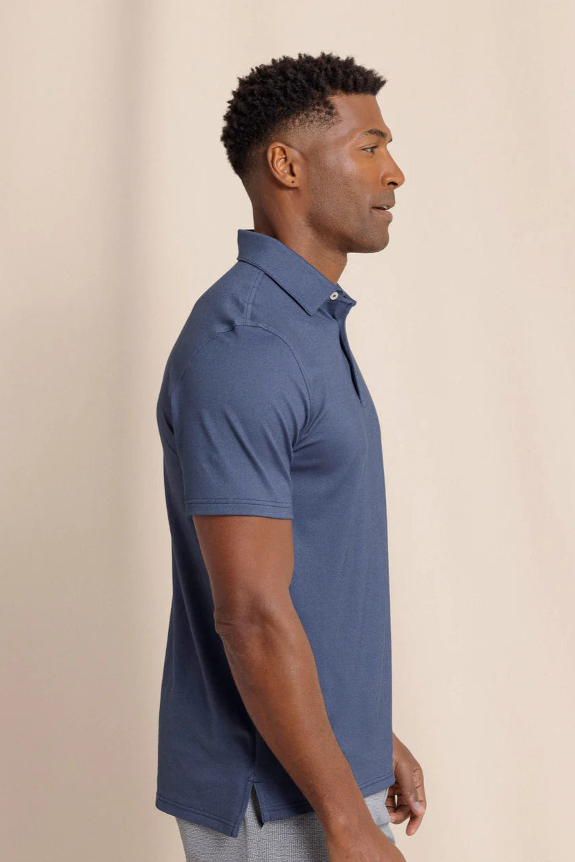 Southern Tide - Belfair Performance Polo (Light Indigo)