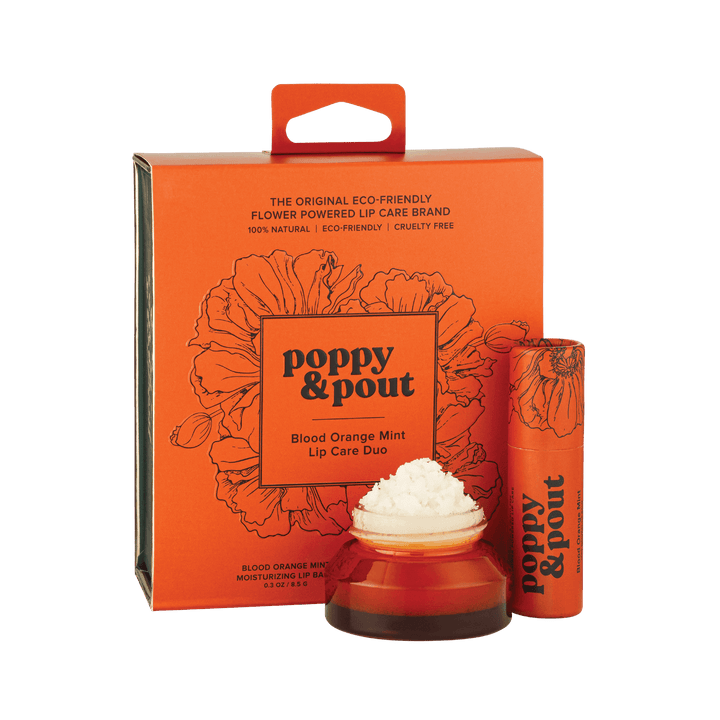 Poppy & Pout - Lip Care Duo (Blood Orange Mint)