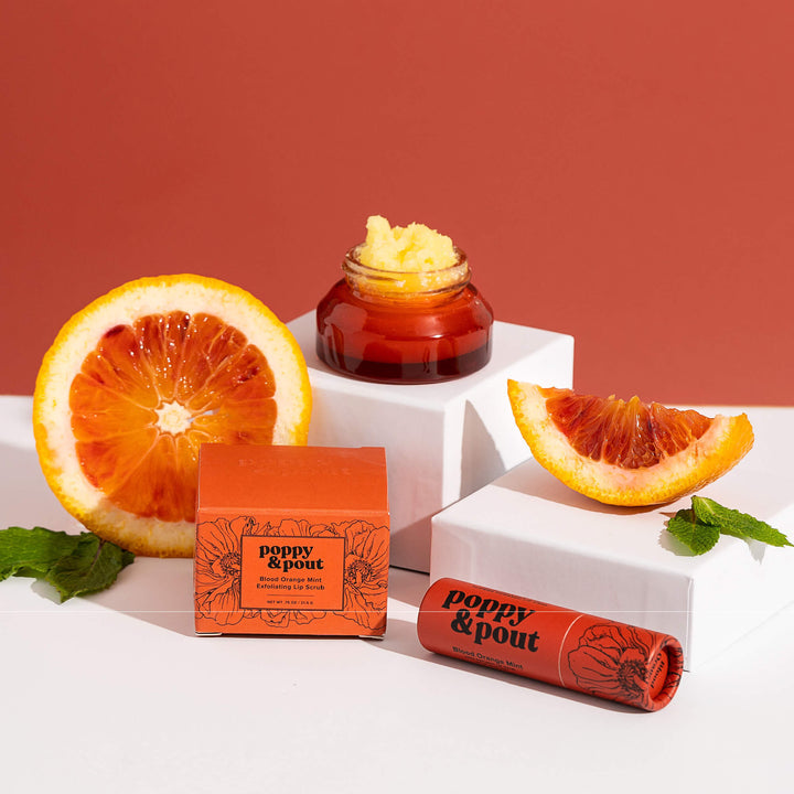 Poppy & Pout - Lip Care Duo (Blood Orange Mint)