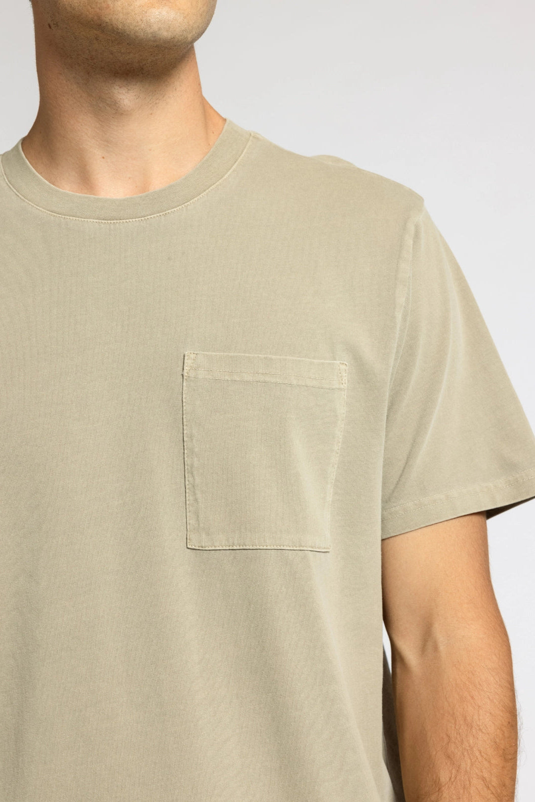 Thread & Supply - The Ranger Pocket Tee (Light Taupe) FINAL SALE