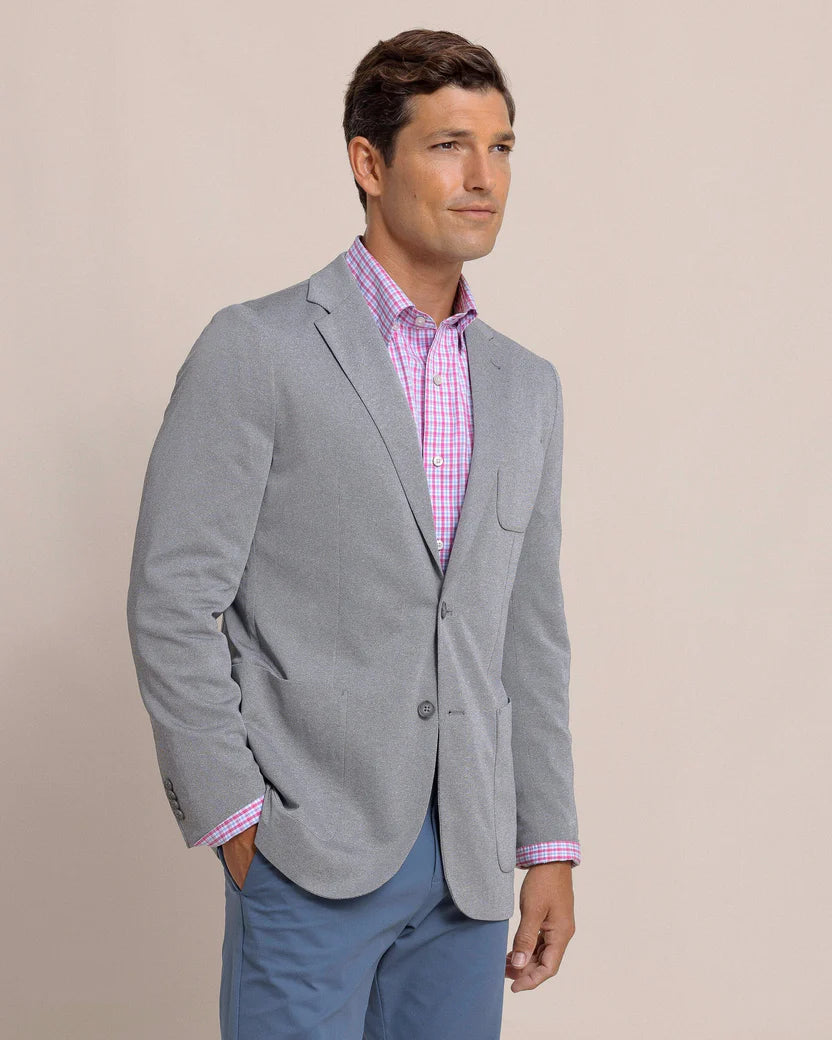 Southern Tide - Charleston Heather Blazer (Heather Steel Gray)