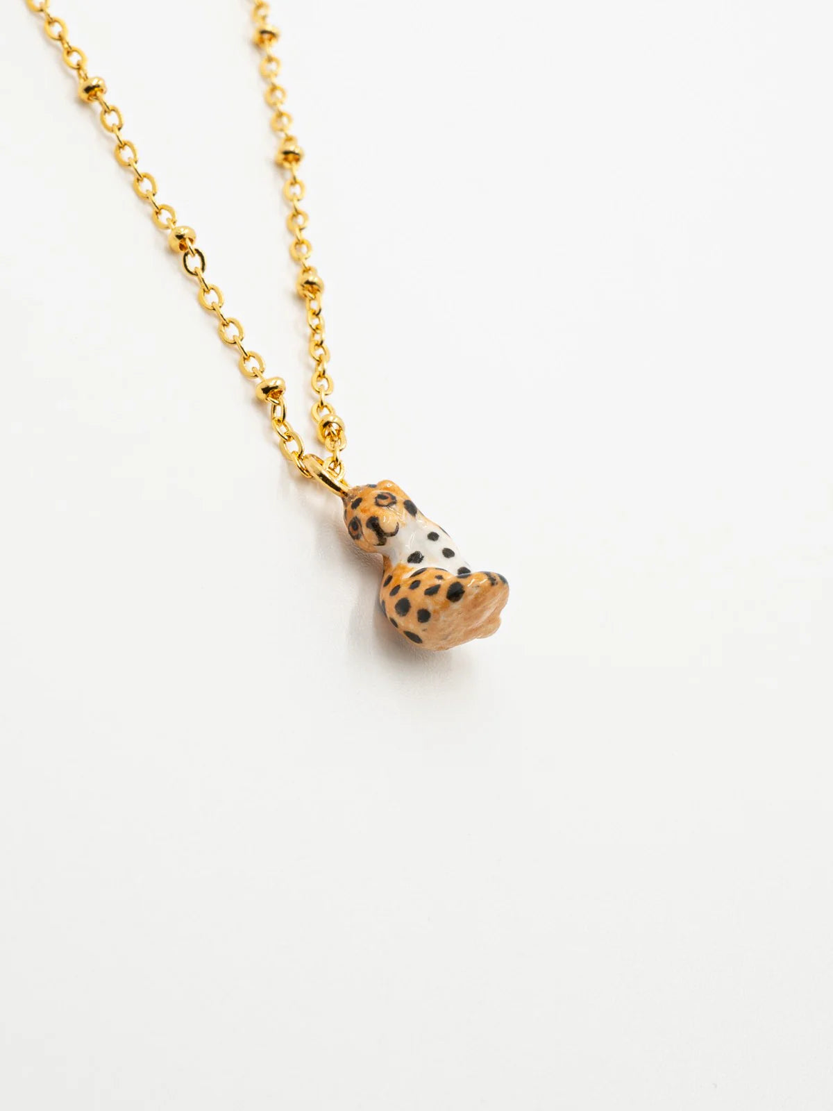 Nach - Sitting Leopard Necklace