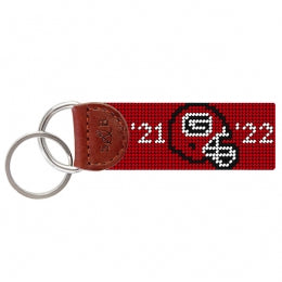 UGA 2022 Back to Back National Championship Needlepoint Key Fob