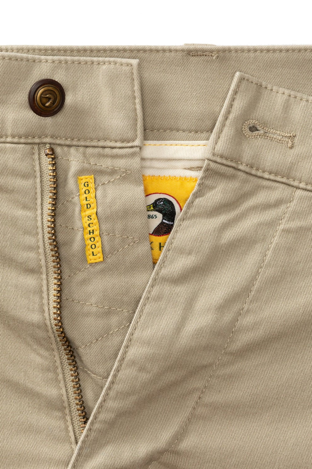 Duck Head - Classic Fit Gold School Chino (Khaki Gold Patch)