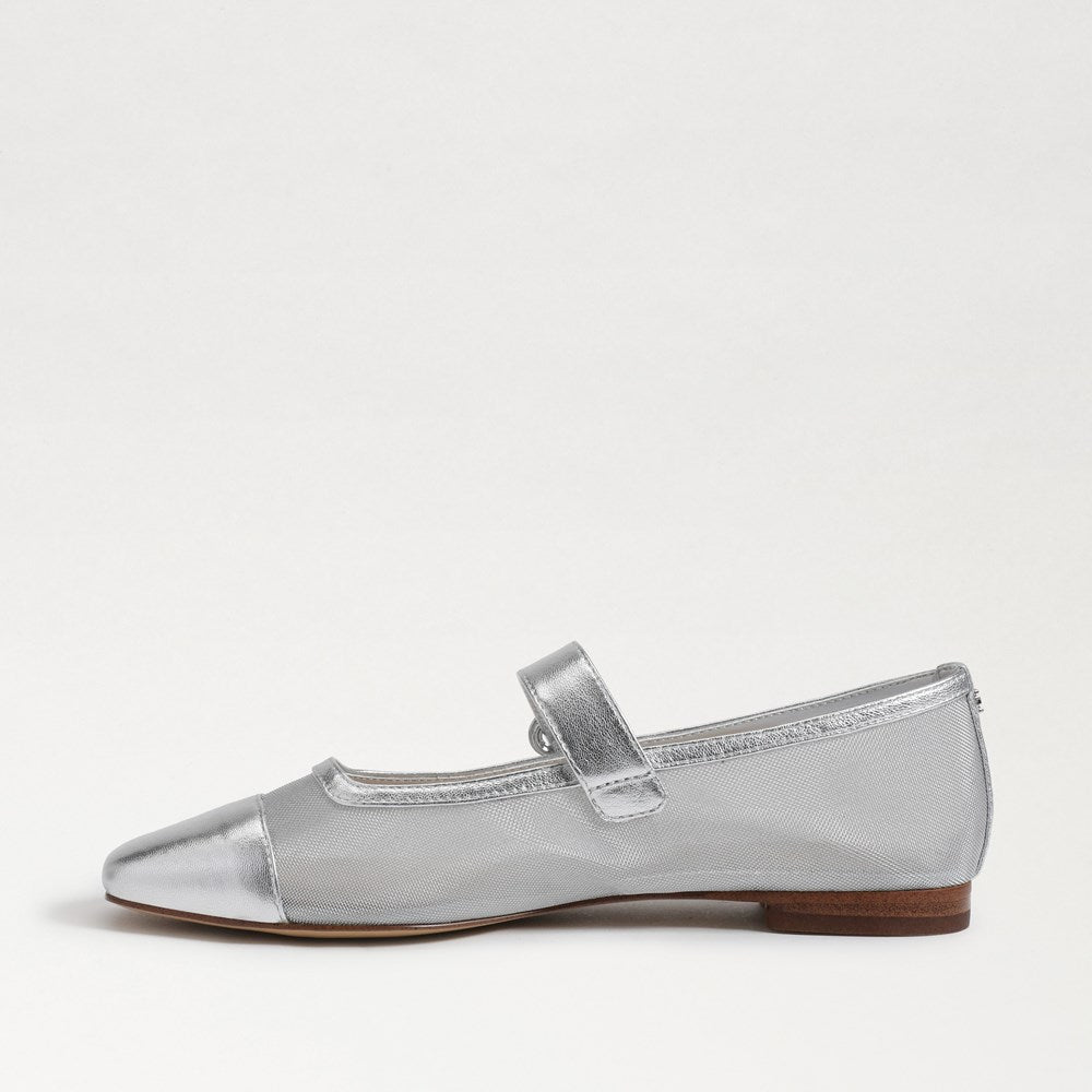 Sam Edelman - The Miranda Mary Jane Flat (Silver)