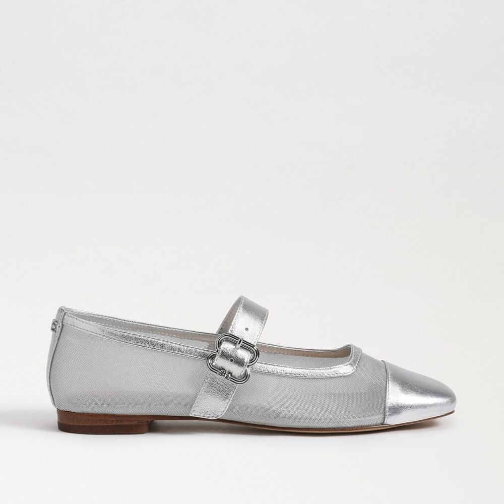 Sam Edelman - The Miranda Mary Jane Flat (Silver)