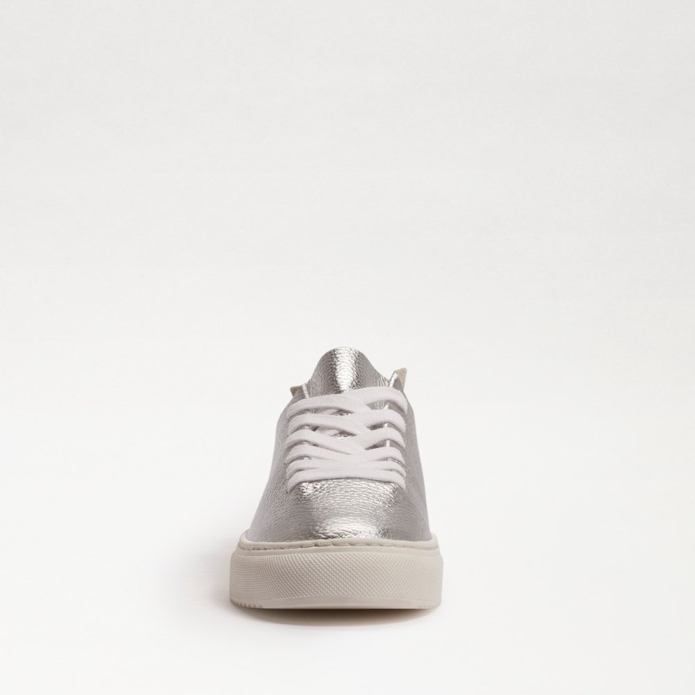 Sam Edelman - Poppy Lace Up Sneaker (Silver)