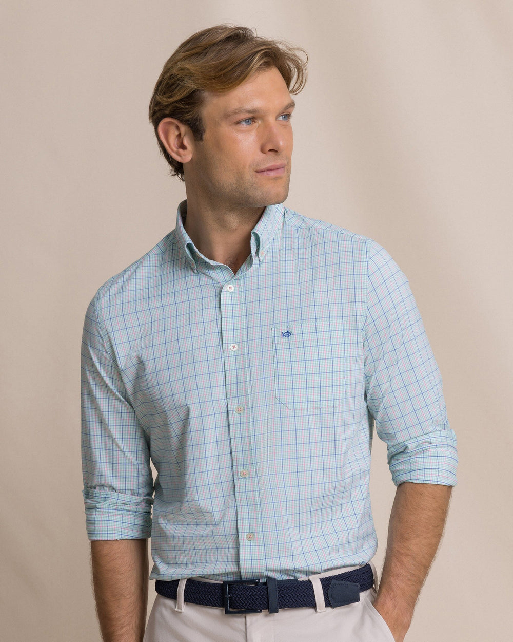 Southern Tide - Coastal Breeze Edisto Island Sportshirt (Gulf Shore)