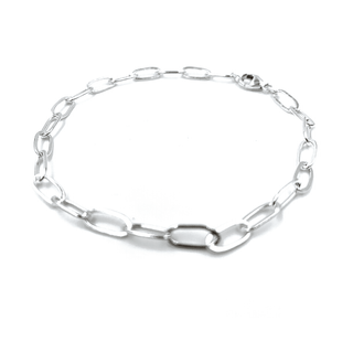 Essential Links Bracelet in Sterling Silver - Erin Gray