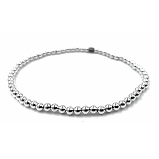 Karma Sterling Silver with Pewter Single Utility Bracelet - Erin Gray