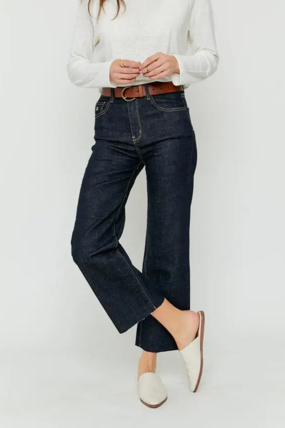 Oliver Logan - Aberdeen Ankle Crop High Rise Jean (Timbers)