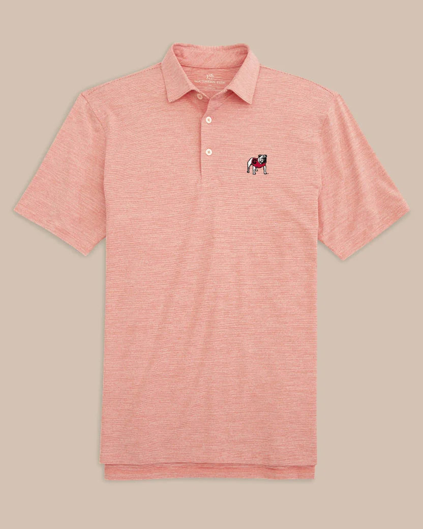 Southern Tide - Driver Spacedye Performance Polo (Varsity Red)