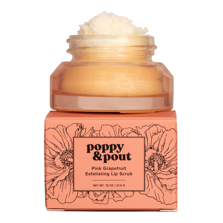 Poppy & Pout - Lip Scrub (Pink Grapefruit)
