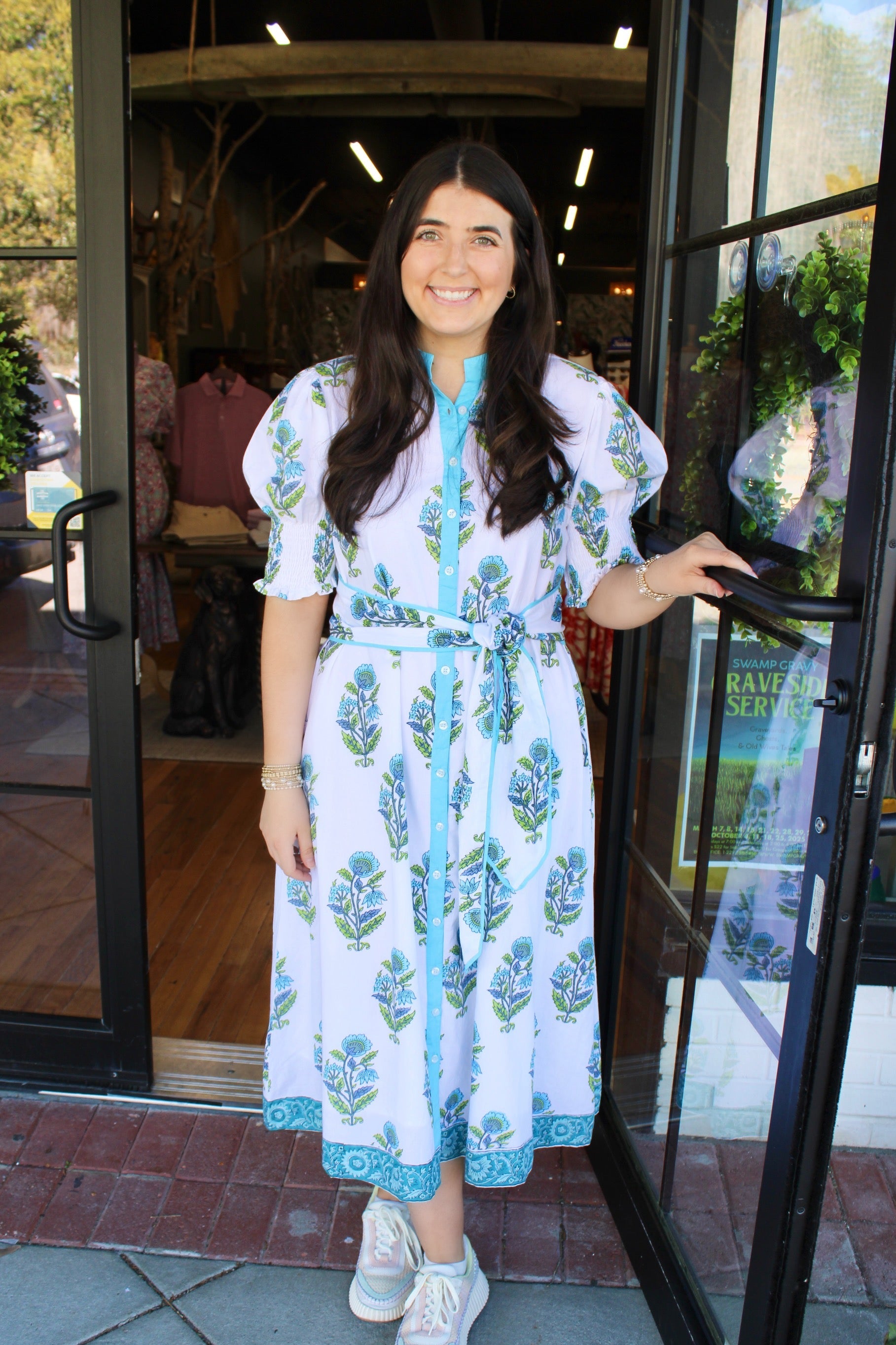 Victoria Dunn - The Kiawah Dress (Bluebell)