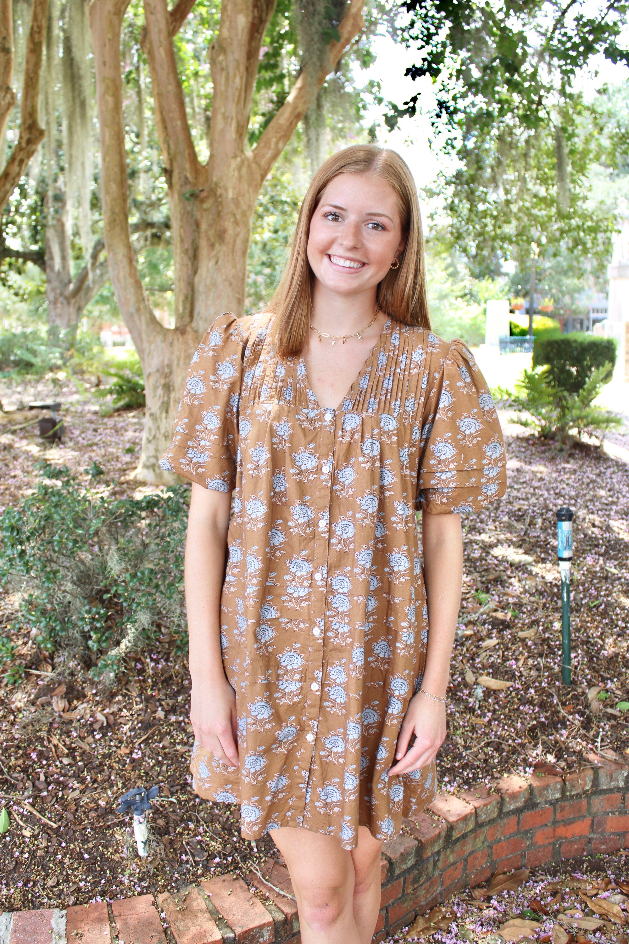 Marigold - Camille Dress (Midnight Peony)