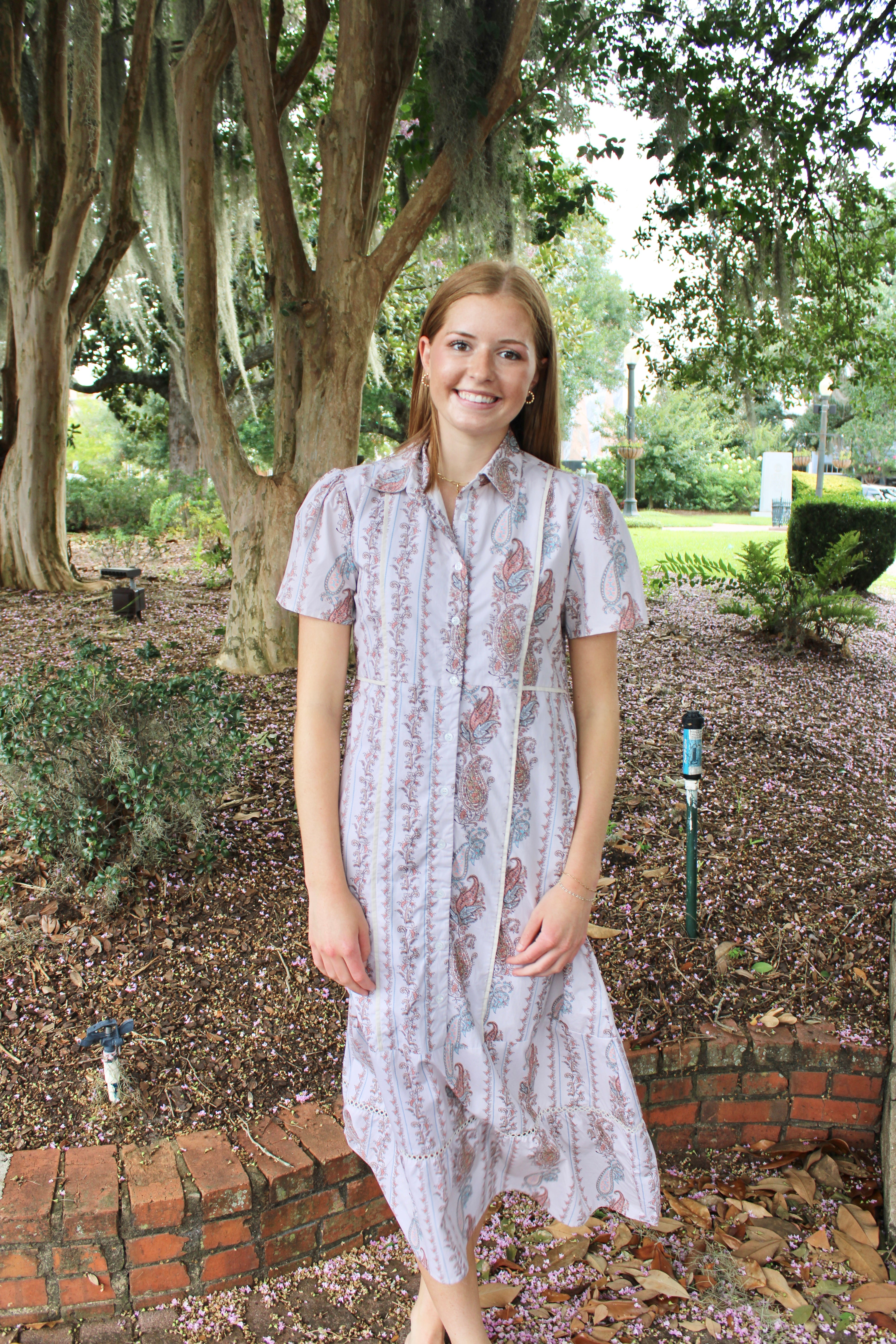 Marigold - Solara Dress (Paisley Garden)