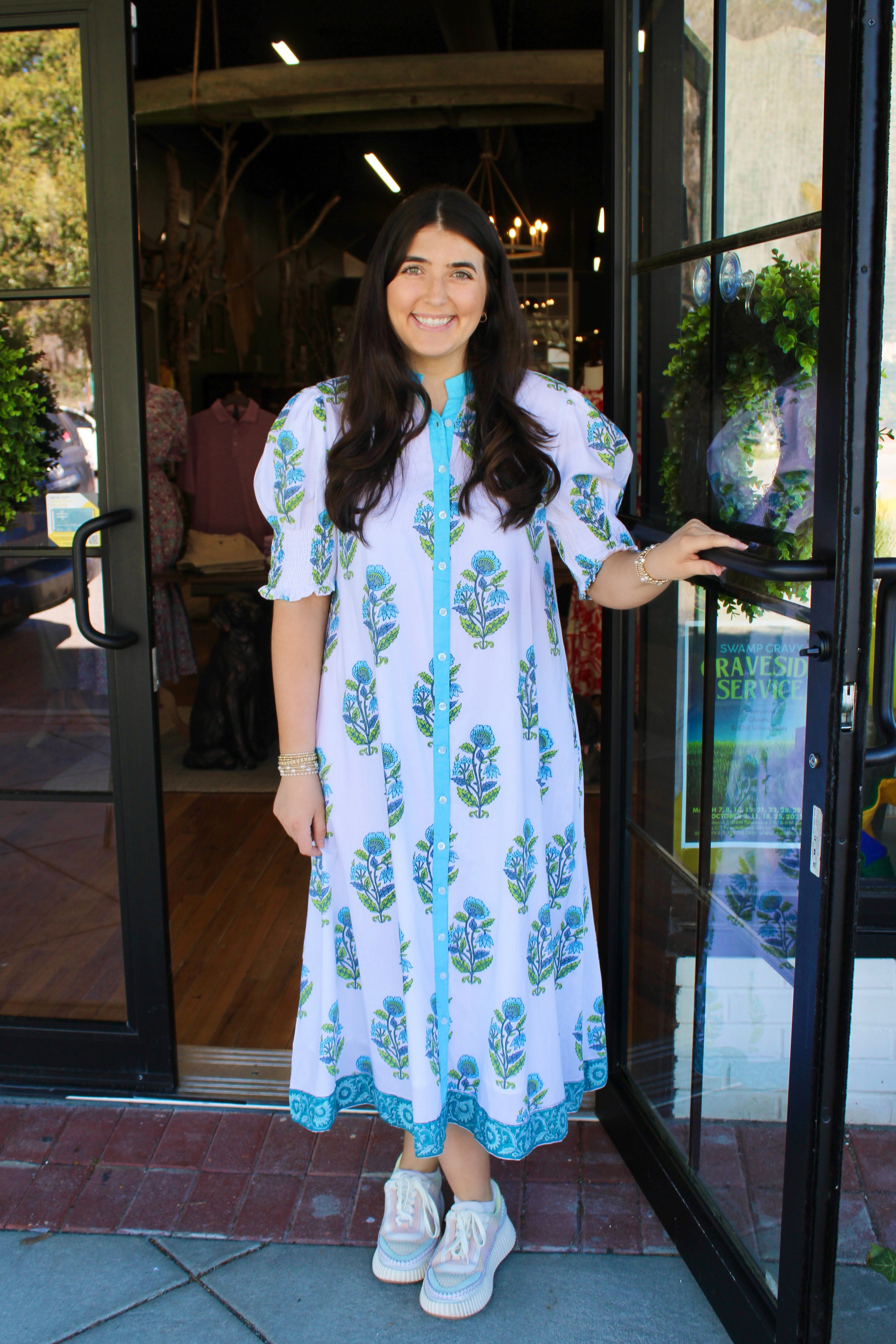 Victoria Dunn - The Kiawah Dress (Bluebell)