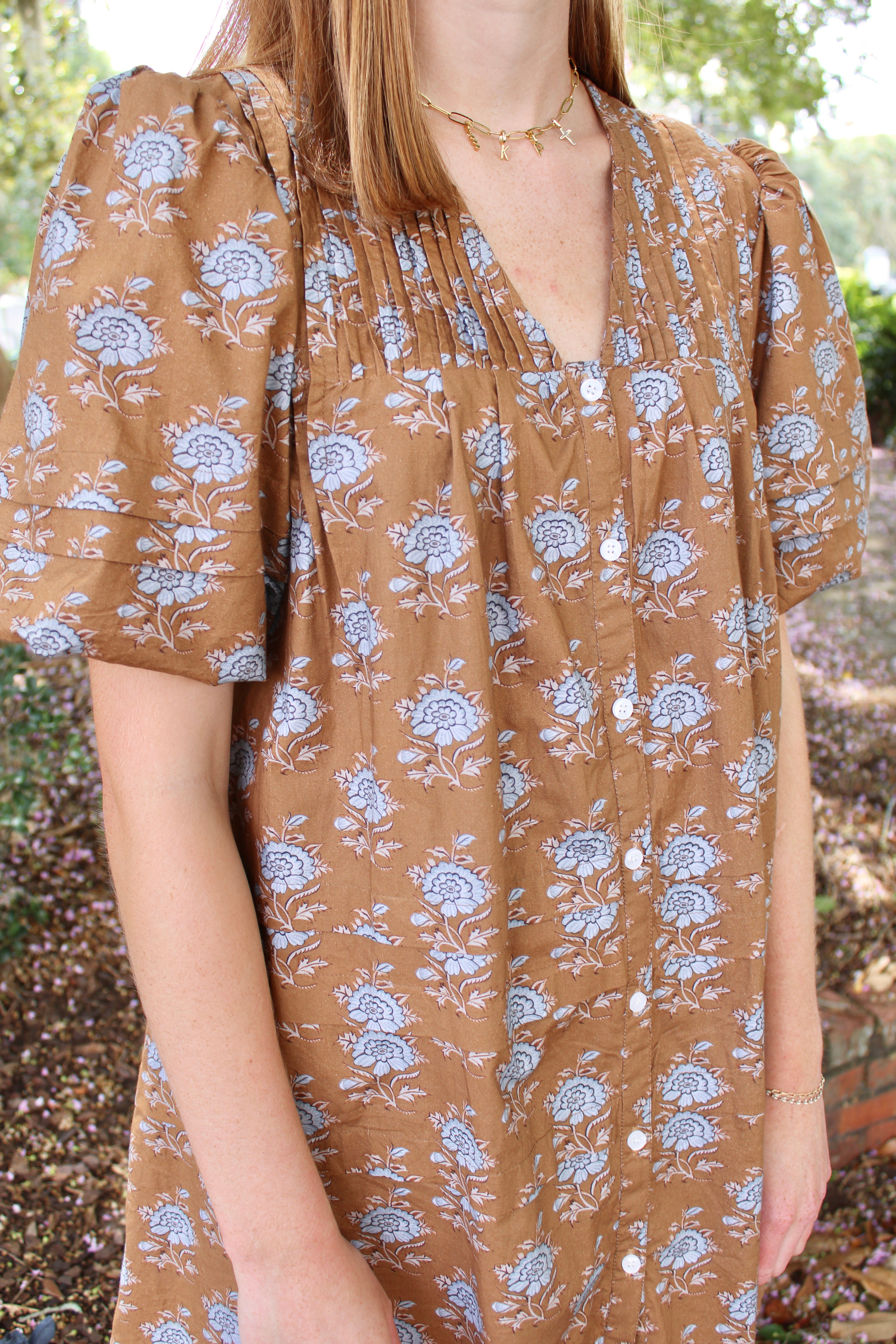 Marigold - Camille Dress (Midnight Peony)
