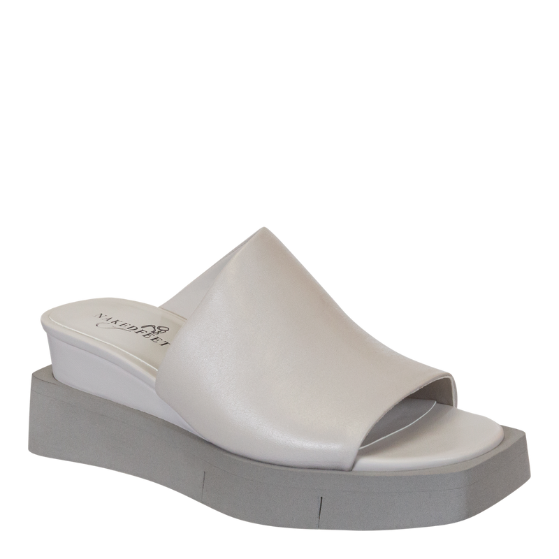 Infinity Wedge Sandals in Mist - Naked Feet