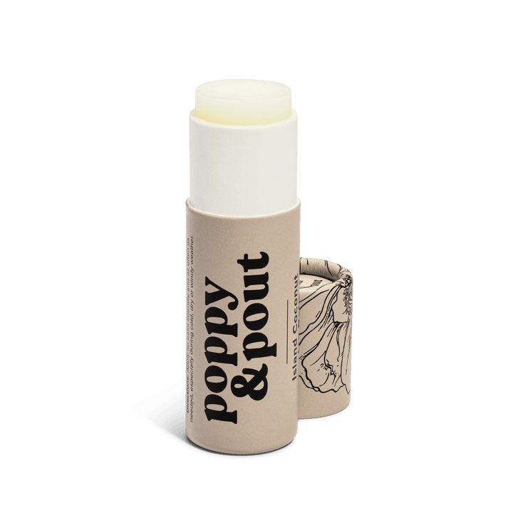 Poppy & Pout - Lip Balm (Island Coconut)