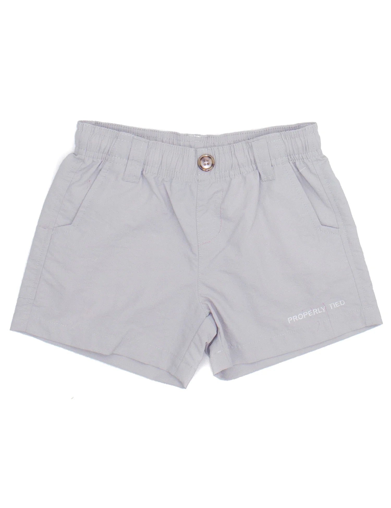 Properly Tied - Spring Boys Mallard Short (Light Grey)