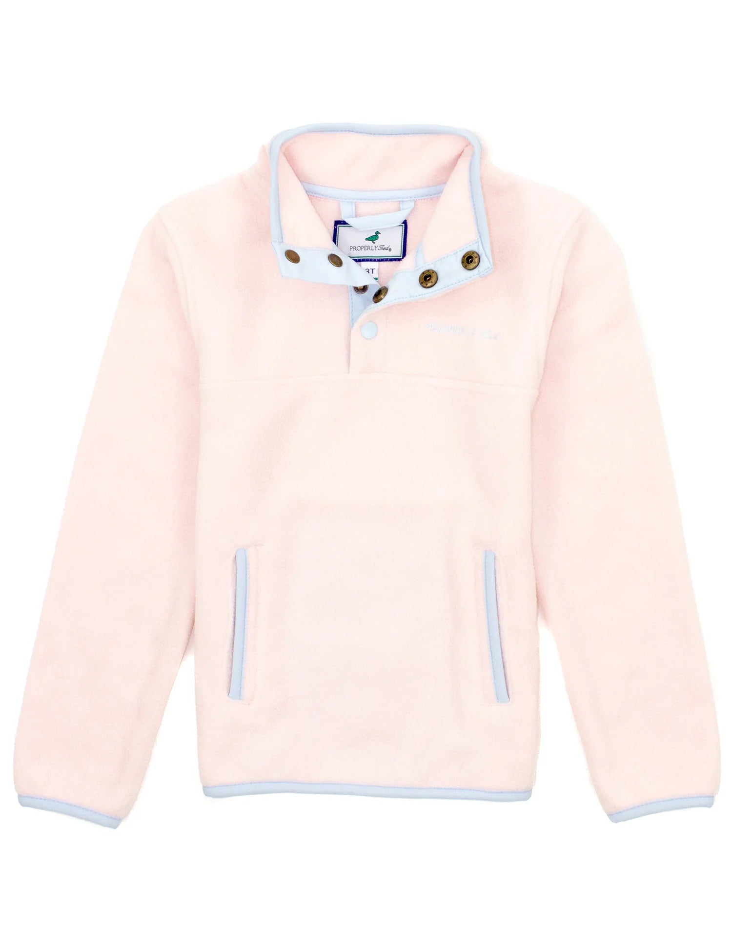 Properly Tied - Girls Luna Pullover (Rose Water)