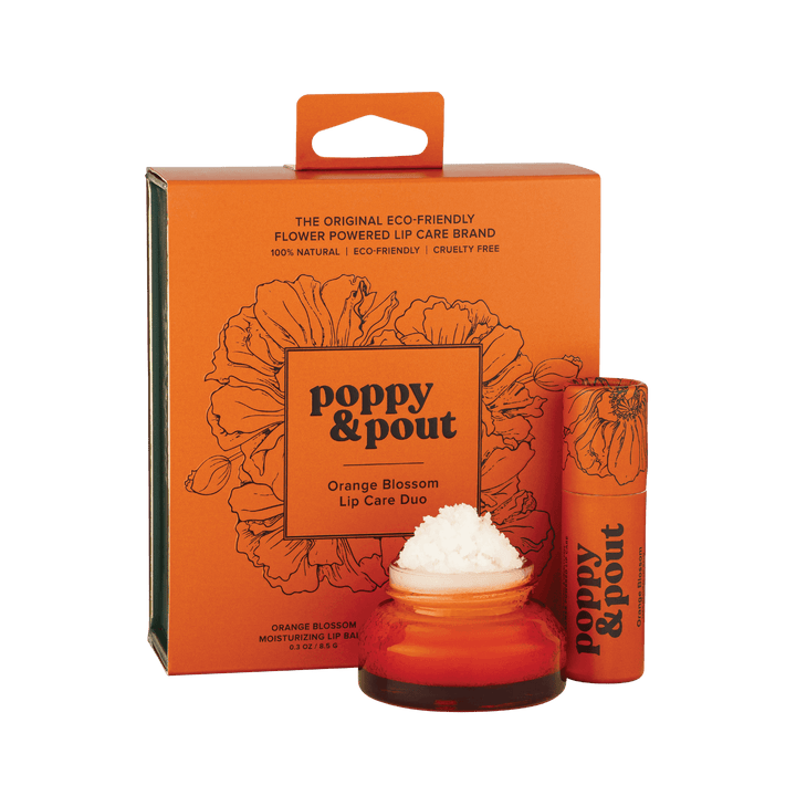 Poppy & Pout - Lip Care Duo (Orange Blossom)