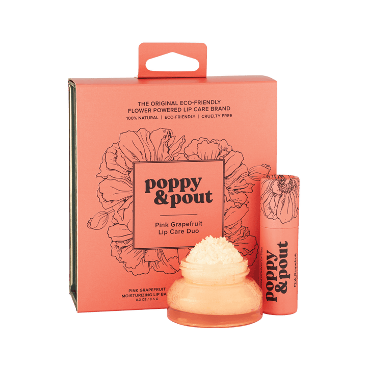 Poppy & Pout - Lip Care Duo (Pink Grapefruit)