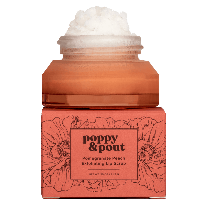 Poppy & Pout - Lip Scrub (Pomegranate Peach)
