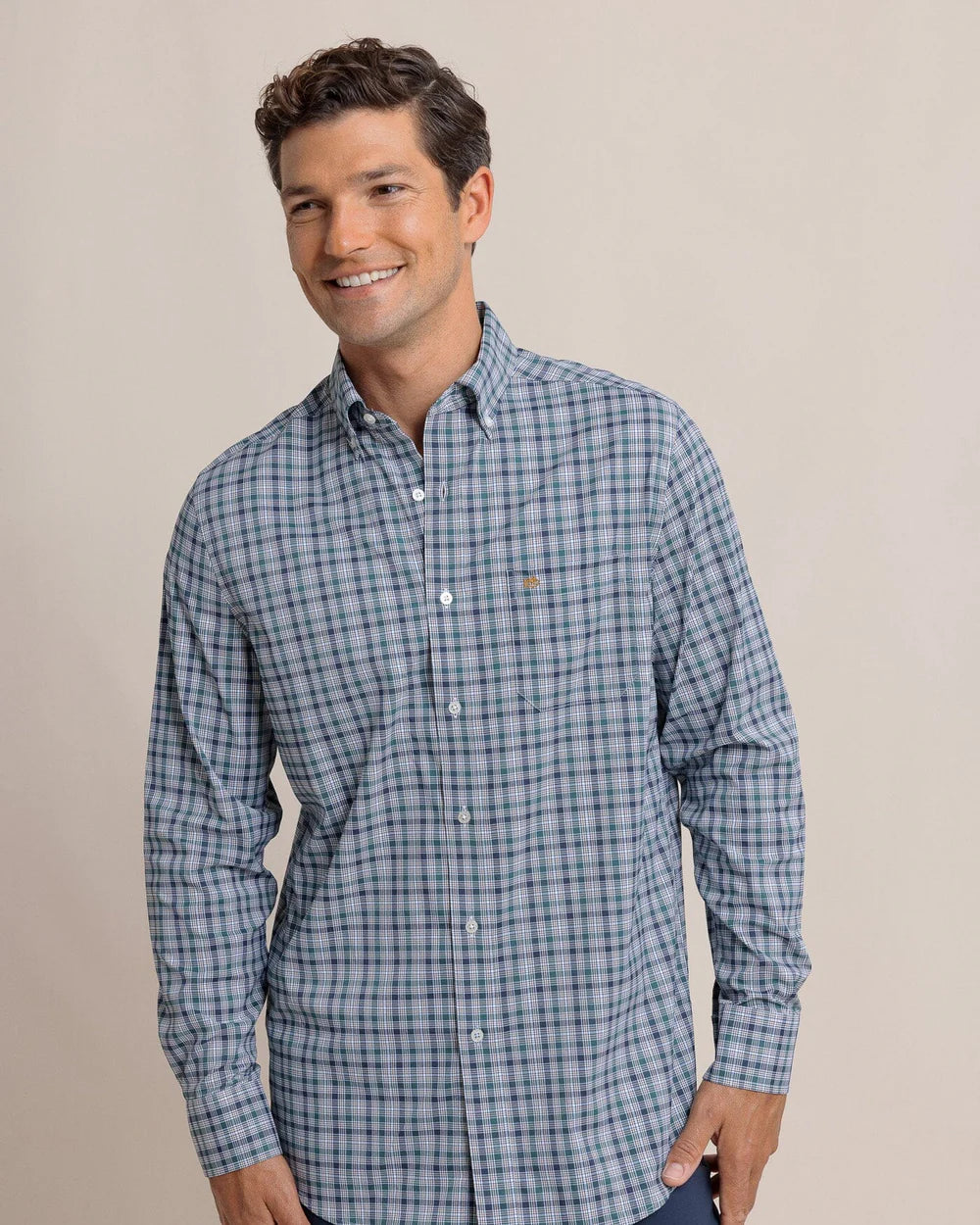 Southern Tide - Saltgrass Plaid Sportshirt (Salt Meadow)