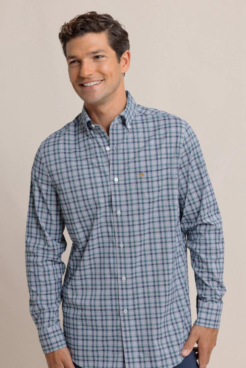 Southern Tide - Saltgrass Plaid Sportshirt (Salt Meadow) FINAL SALE