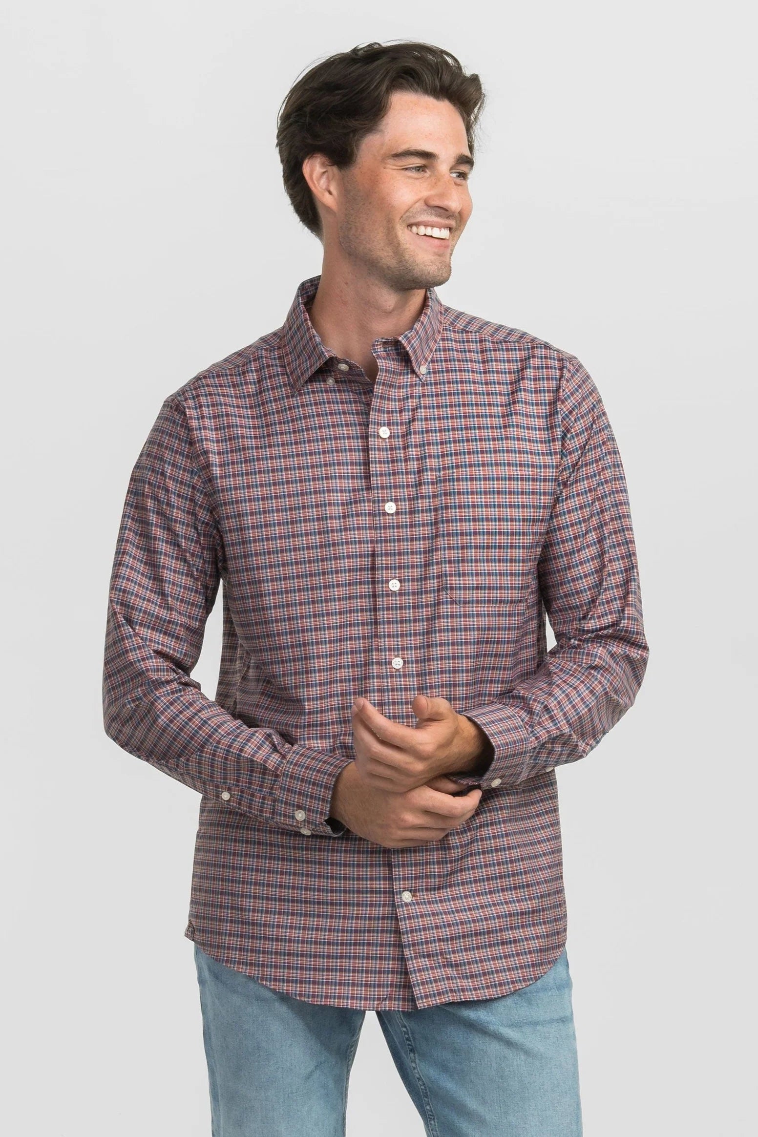 SSCO - Carver Plaid Button Down (Cinder)