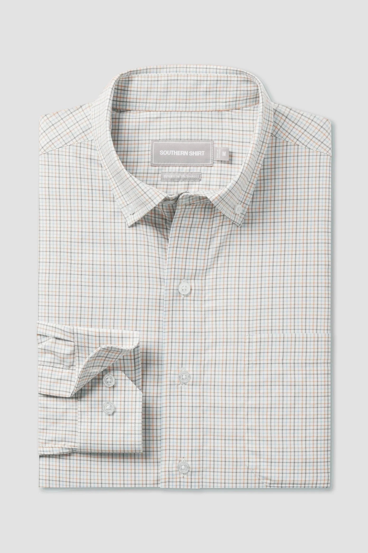 SSCO - Hudson Check Button Down (Angora)