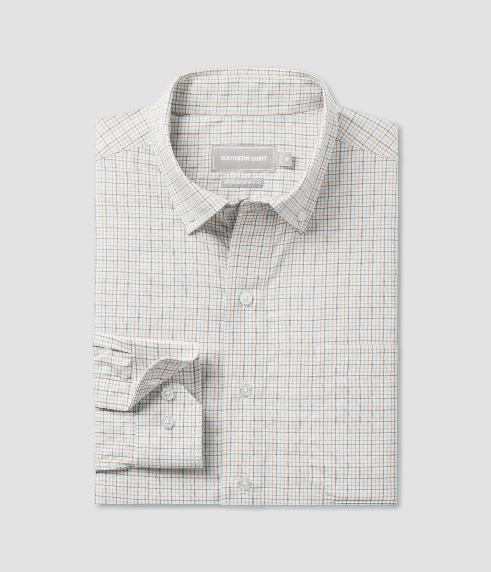 SSCO - Hudson Check Button Down (Angora)