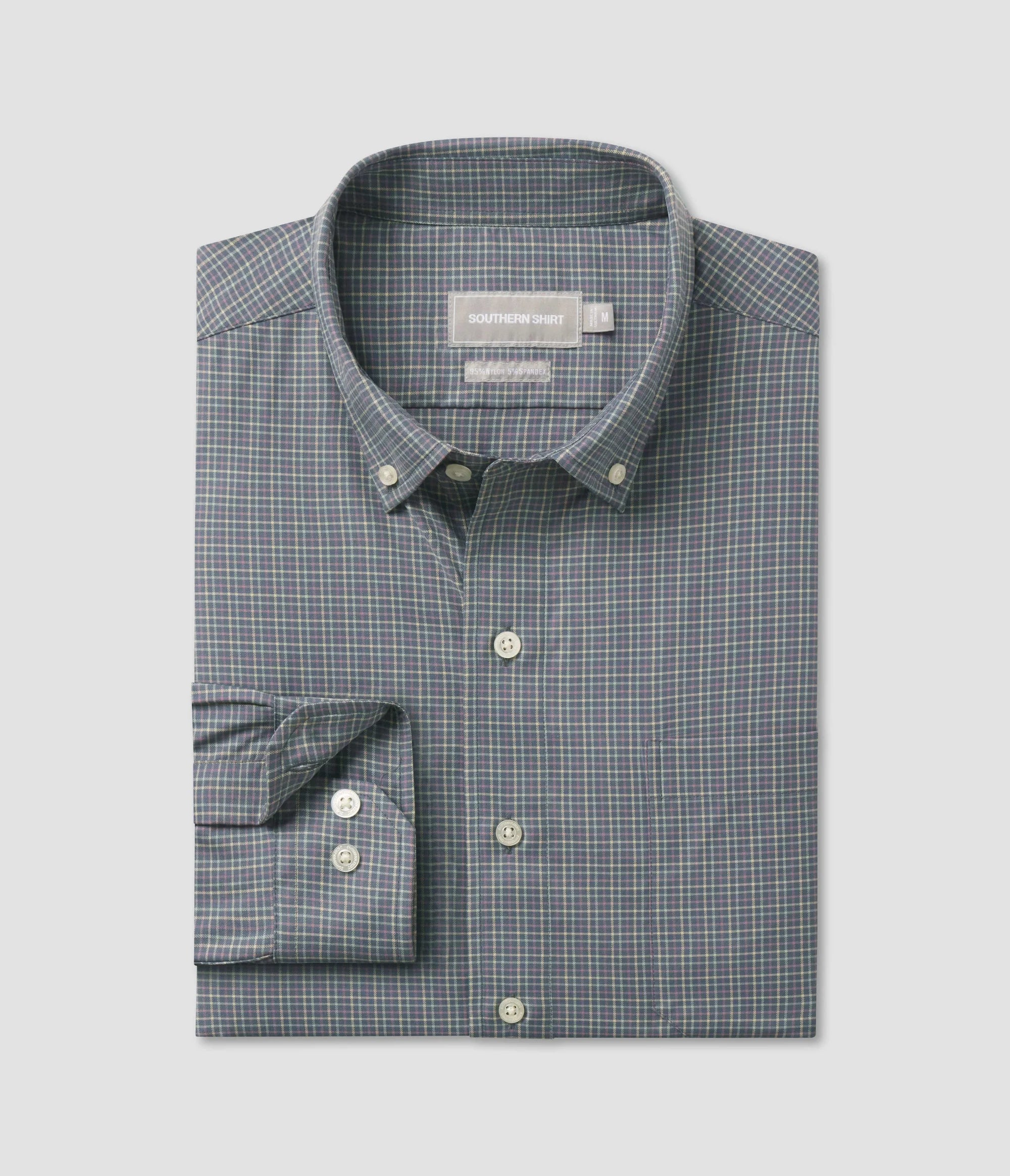 SSCO - Hudson Check Button Down (Weathervane)