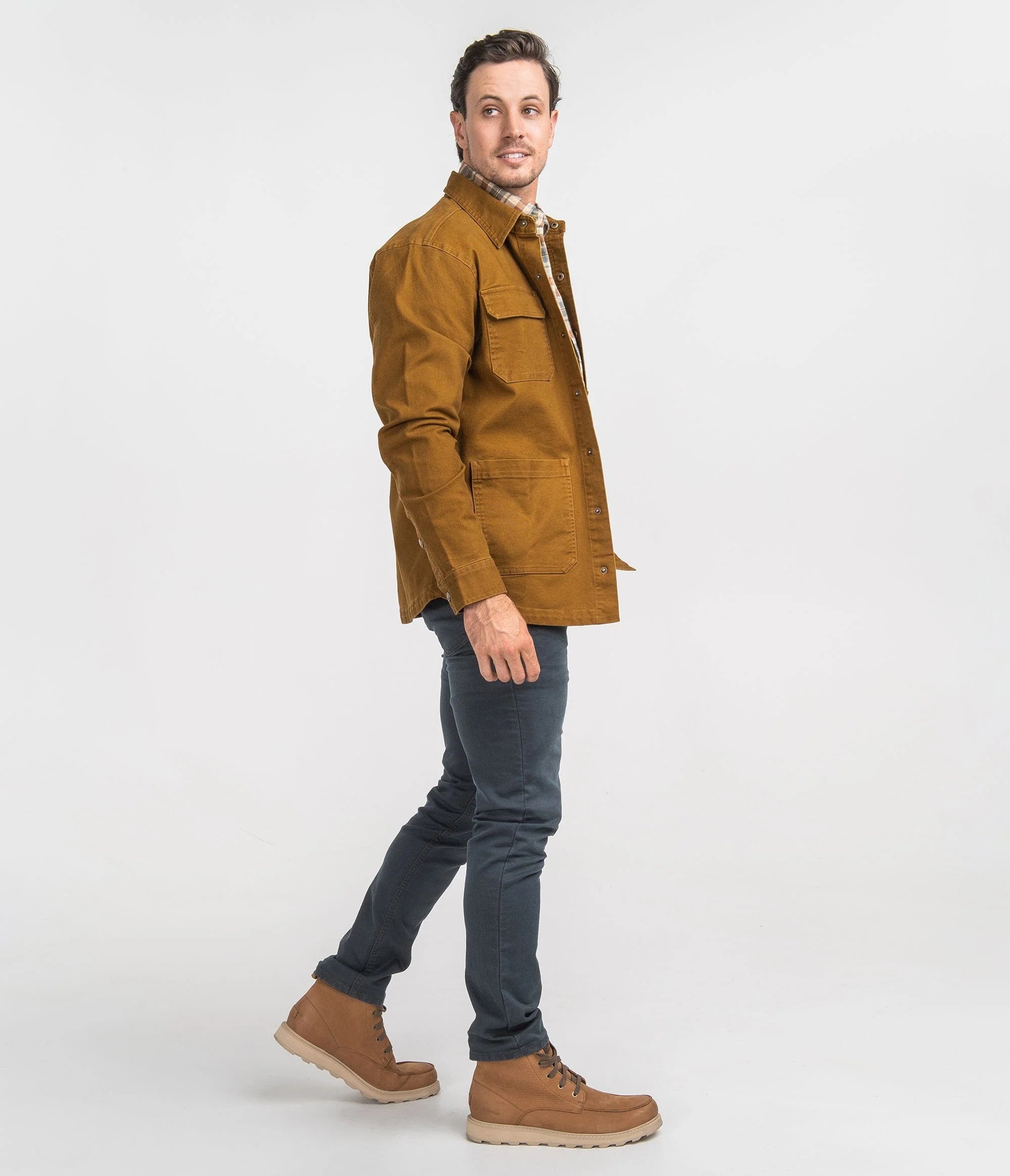 SSCO - Desoto Stretch Canvas Jacket (Saddle) FINAL SALE