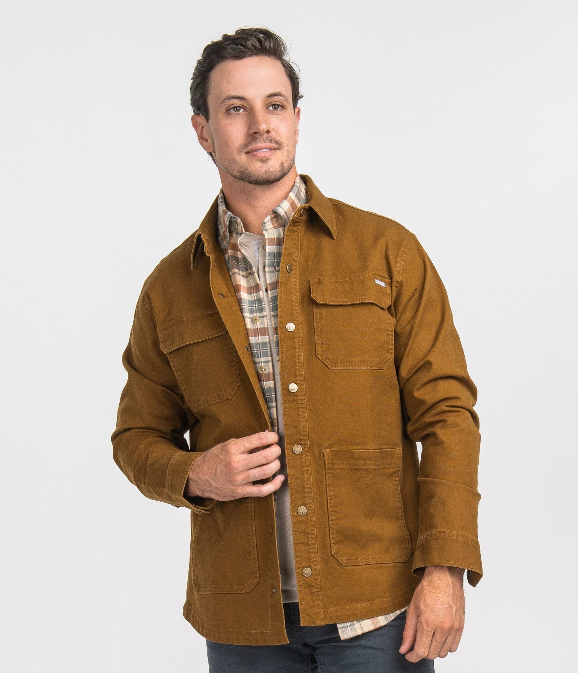 SSCO - Desoto Stretch Canvas Jacket (Saddle) FINAL SALE