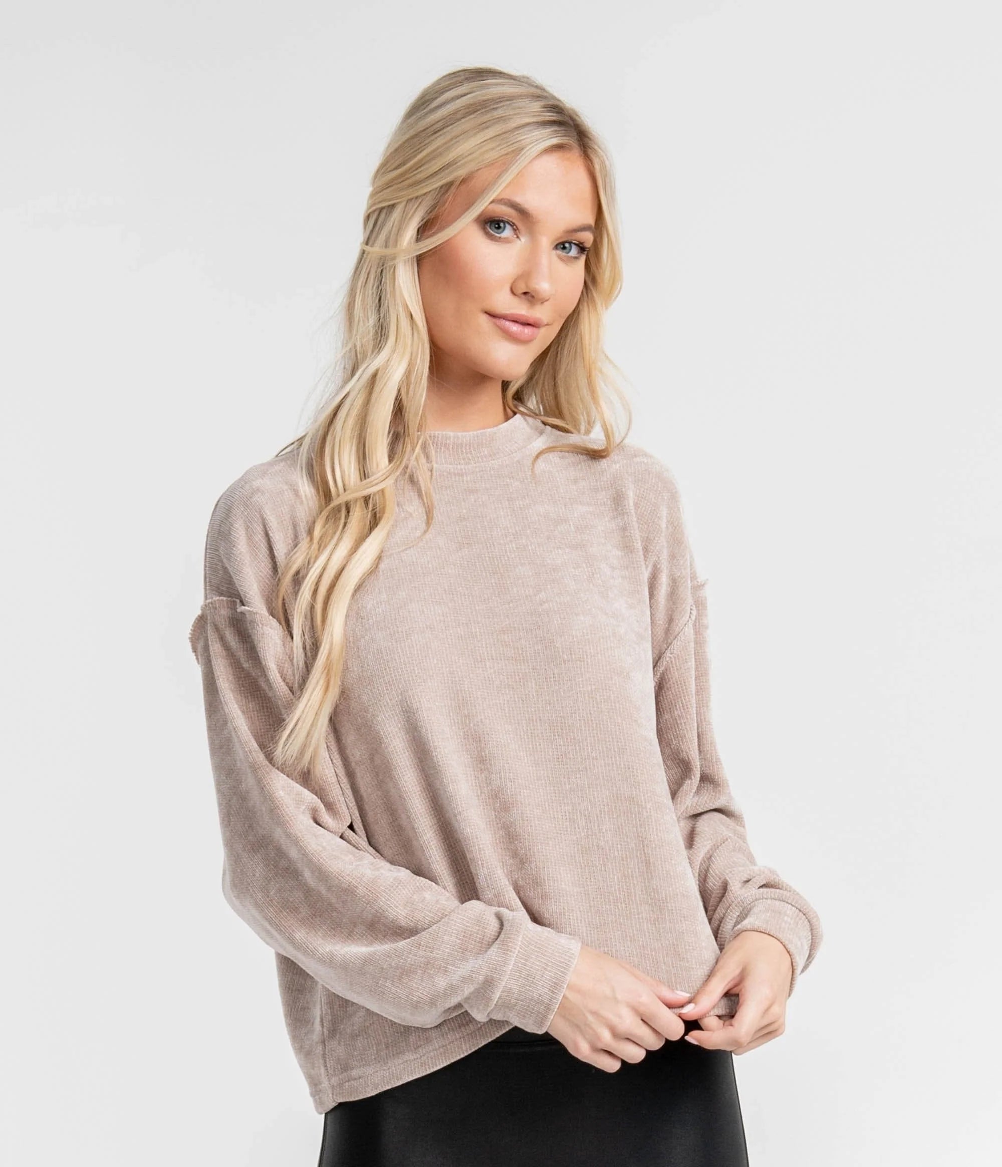 SSCO - Open Knit Sweater Pullover (Mauve Shadows) FINAL SALE