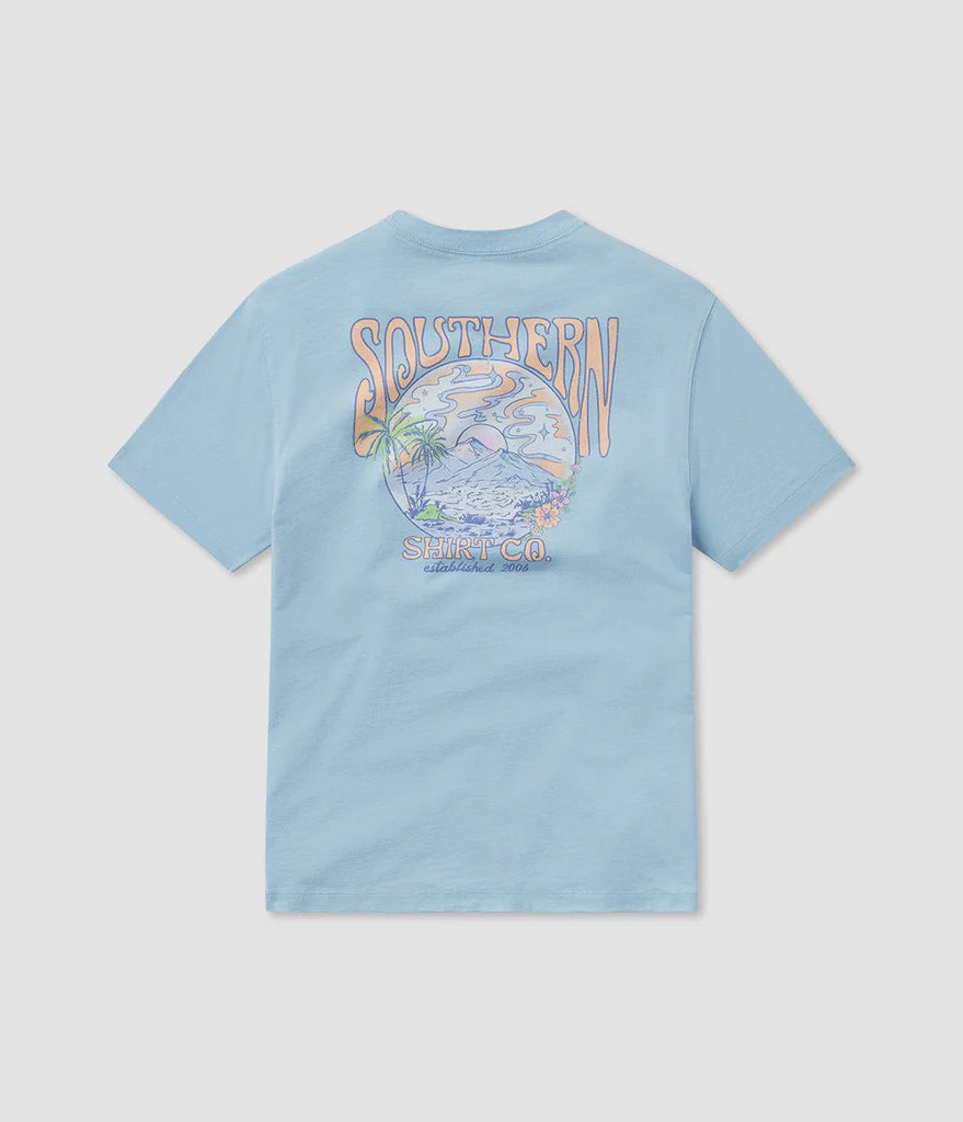 SSCO - Youth Tropical Sunset Tee (Placid Blue)