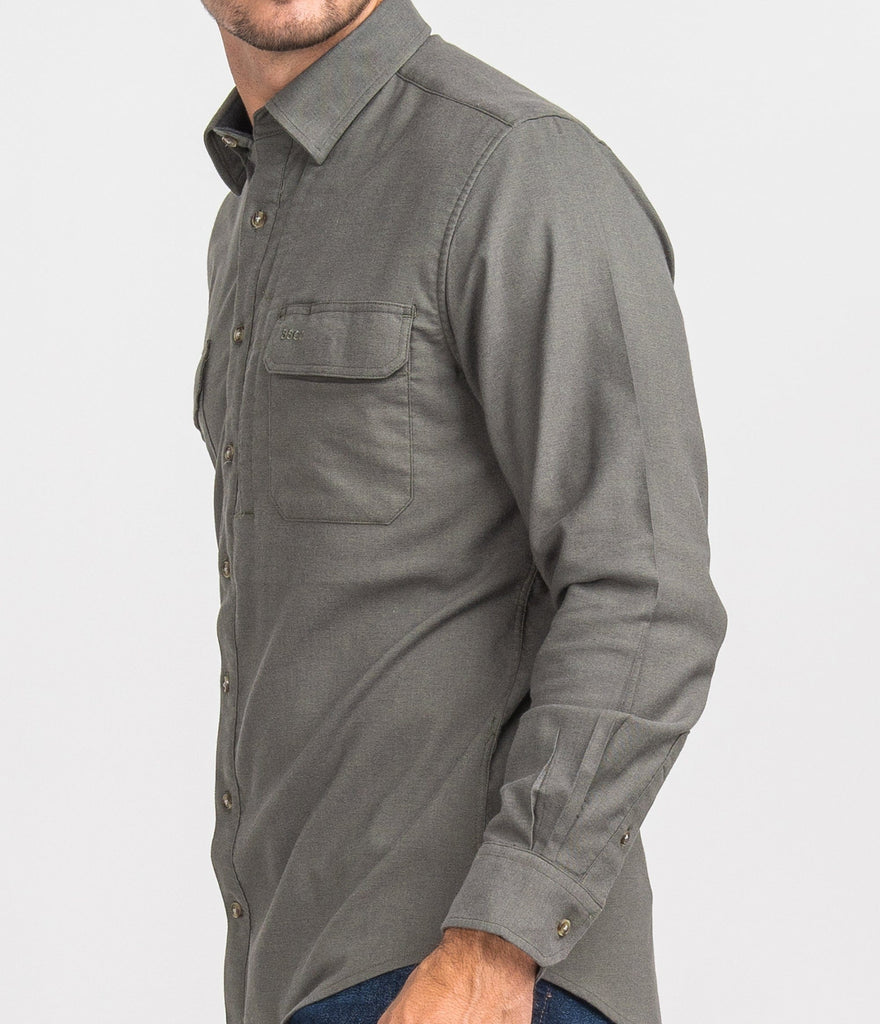 Southern Shirt All Terrain Tech Flannel - Dusty Olive *Final Sale*