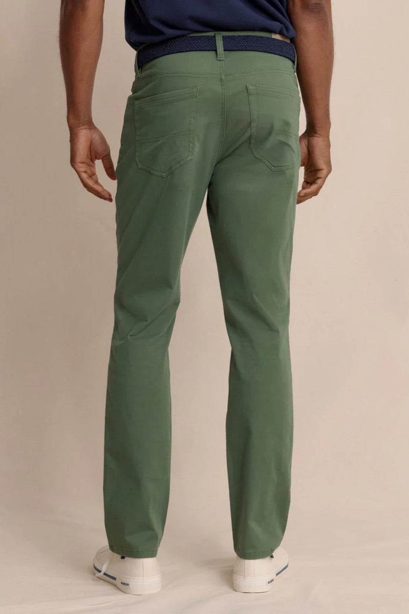 Southern Tide - Sullivan 5 Pocket Pant (Bronze Green)