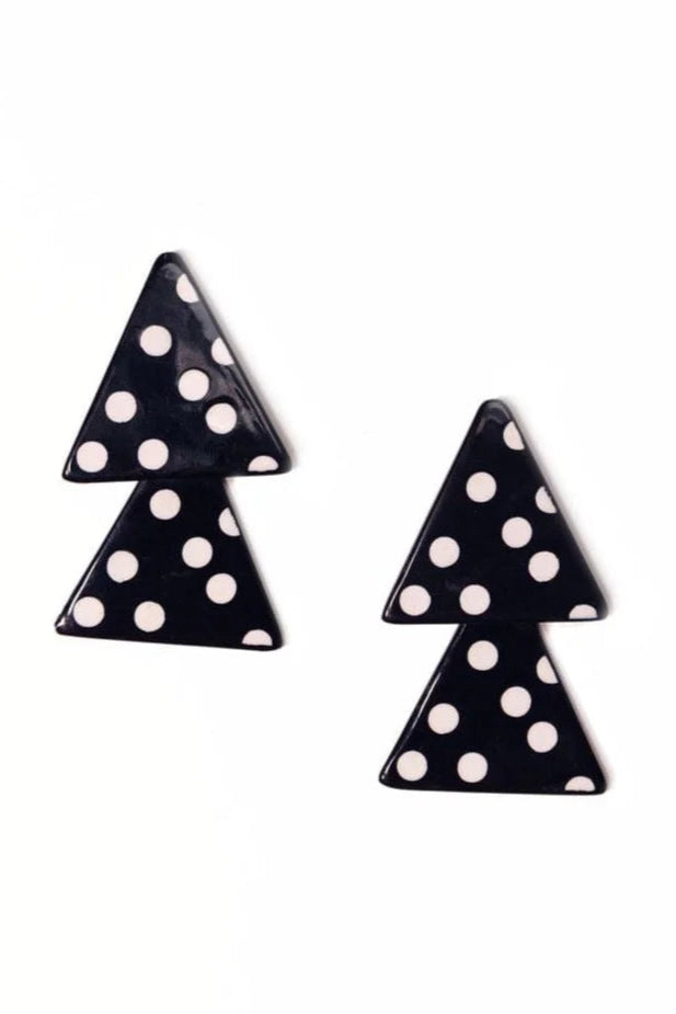 Sunshine Tienda - Polka Triangle Earrings