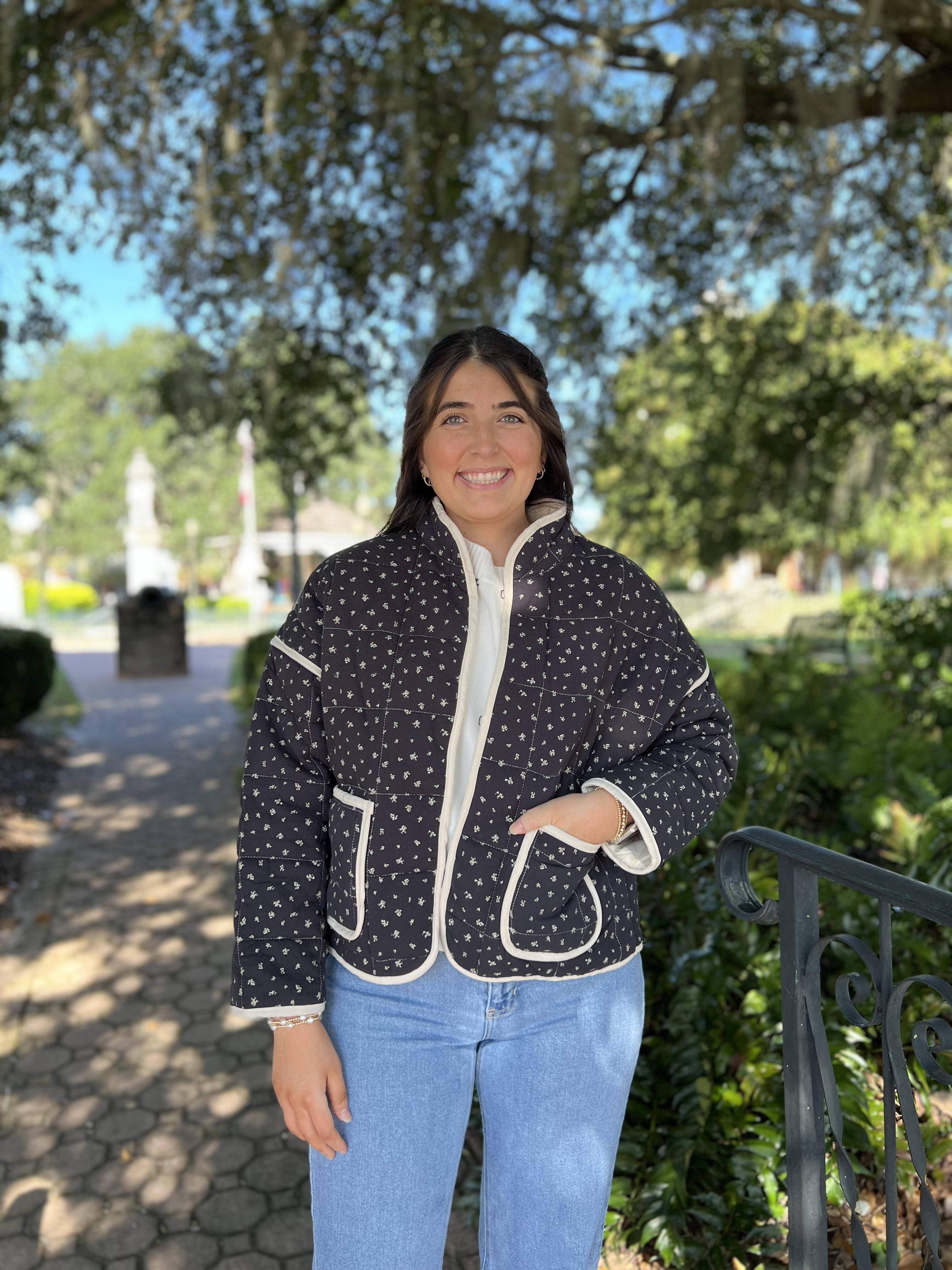 The Selena Jacket (Navy)